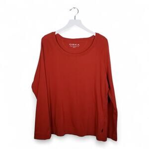 OSKA 100% Organic Cotton Scoop Neck L/S T-shirt Top Germany - US 14 - (Oska 5)